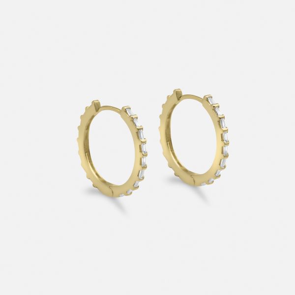  - BAGUETTE HUGGIES EARRINGS (1)