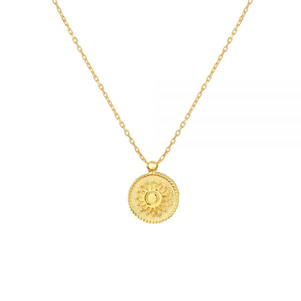 BEAUTY OF LIFE MEDALLION NECKLACE