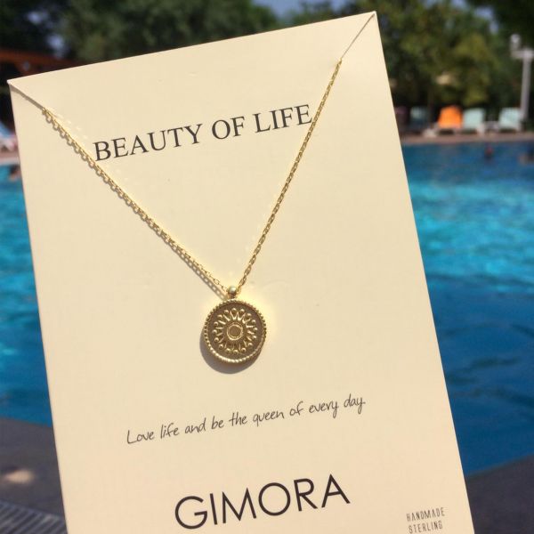 BEAUTY OF LIFE MEDALLION NECKLACE