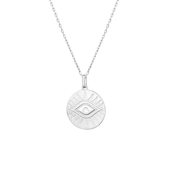 BIG EYE COIN NECKLACE