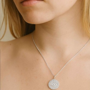  - BIG EYE COIN NECKLACE (1)