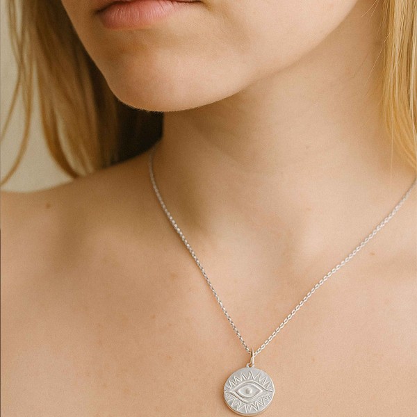  - BIG EYE COIN NECKLACE (1)