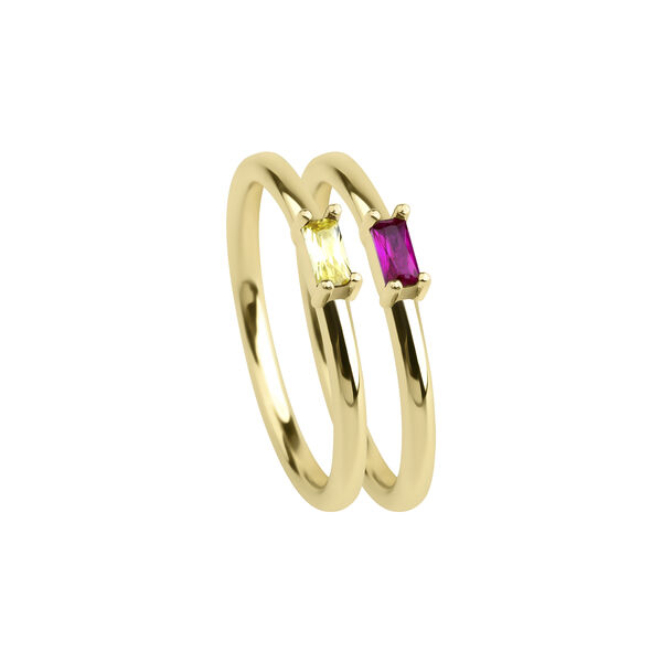  - CHAMPAGNE&RED NORA RING 