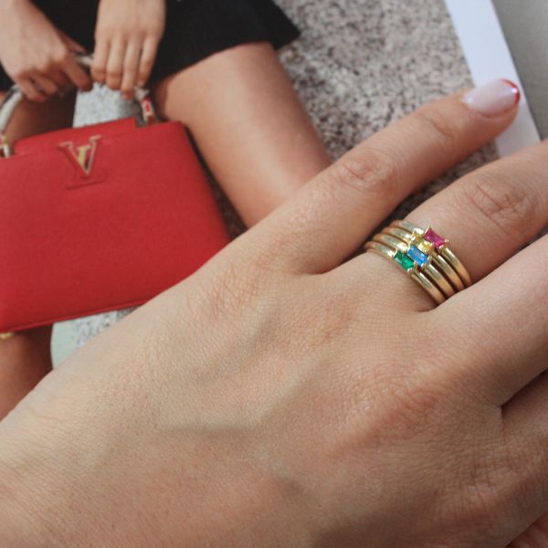  - CHAMPAGNE&RED NORA RING (1)