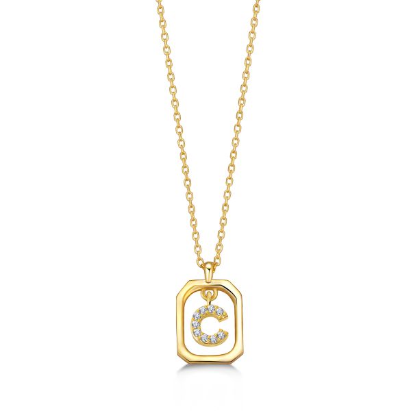  - FRAME C INITIAL NECKLACE