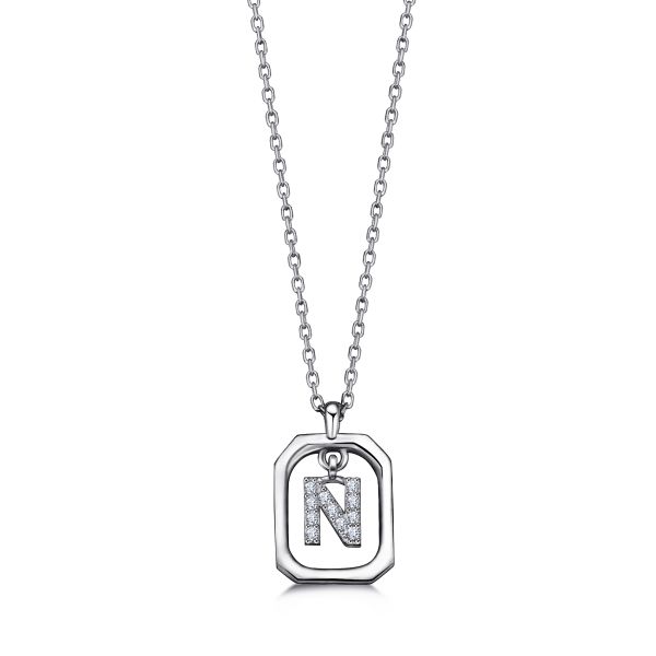  - FRAME N INITIAL NECKLACE