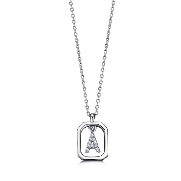  - FRAME A INITIAL NECKLACE