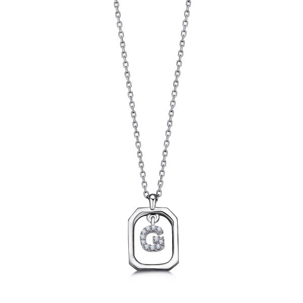  - FRAME G INITIAL NECKLACE