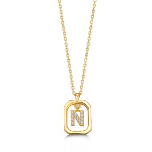  - FRAME N INITIAL NECKLACE