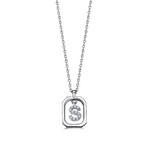  - FRAME S INITIAL NECKLACE
