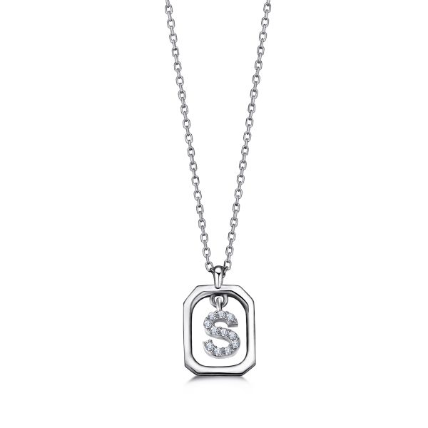  - FRAME S INITIAL NECKLACE