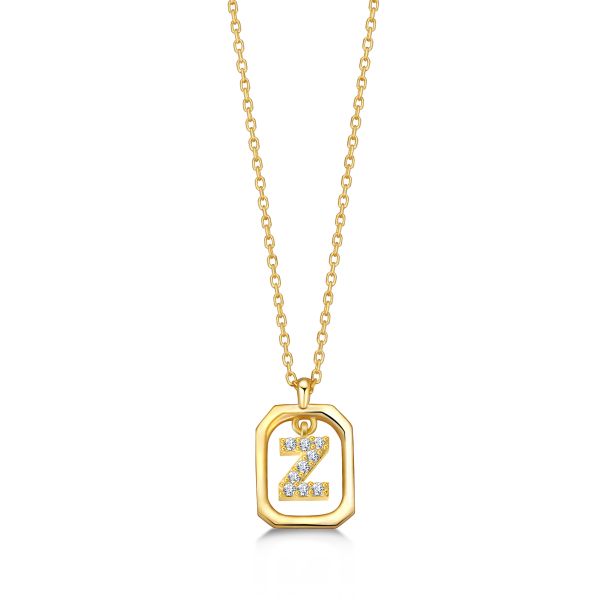  - FRAME Z INITIAL NECKLACE