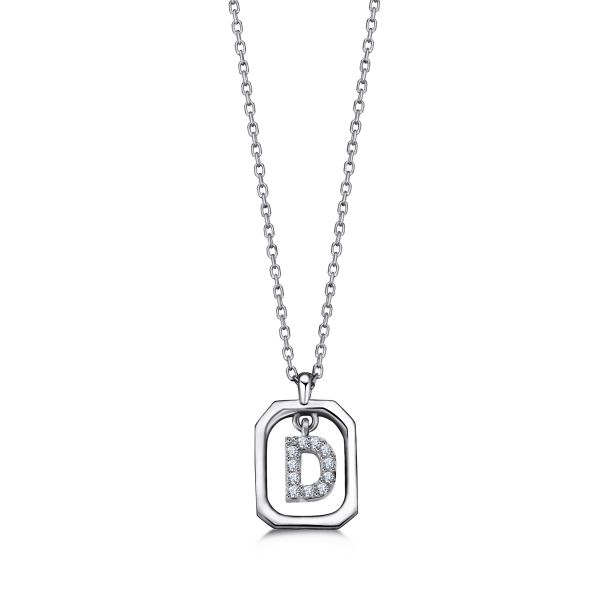 FRAME D INITIAL NECKLACE