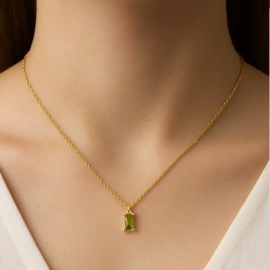  - GREEN CLARA NECKLACE