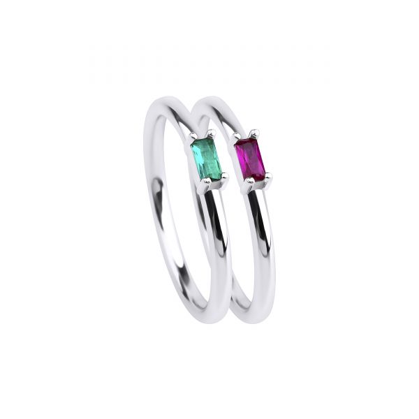  - GREEN&RED NORA RING