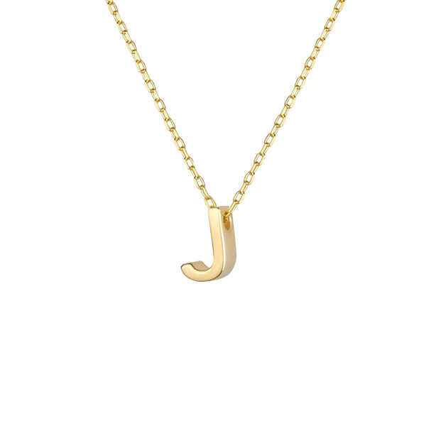 J INITIAL NECKLACE