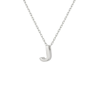  - J INITIAL NECKLACE