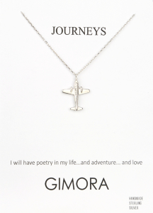 JOURNEYS PLANE NECKLACE - Thumbnail