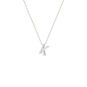  - K INITIAL NECKLACE