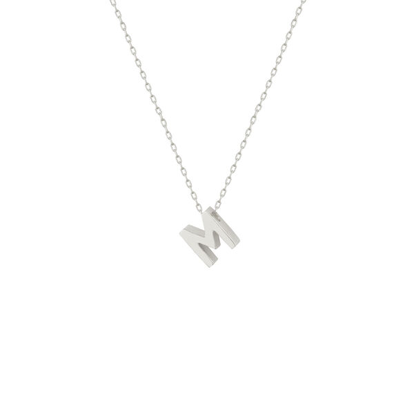  - M INITIAL NECKLACE