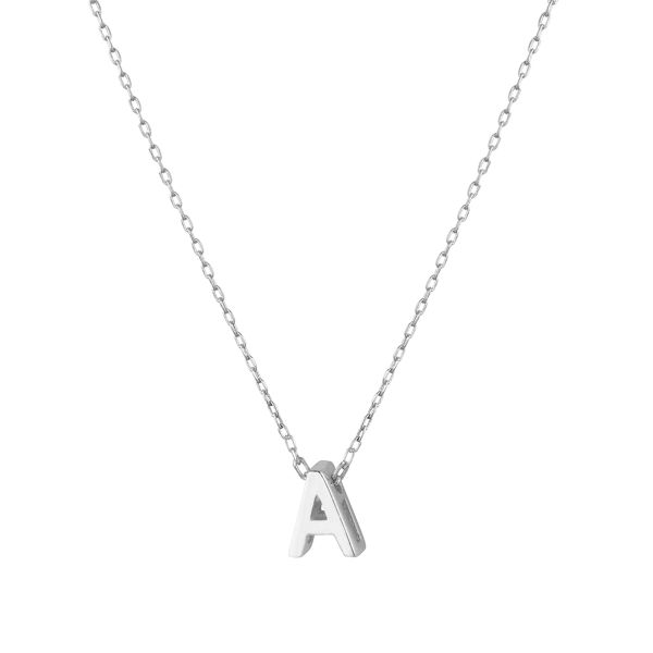 MINI A INITIAL NECKLACE