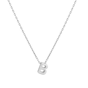  - MINI B INITIAL NECKLACE