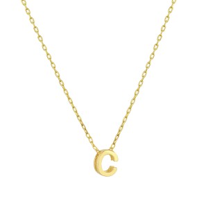  - MINI C INITIAL NECKLACE