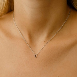  - MINI C INITIAL NECKLACE