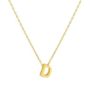  - MINI D INITIAL NECKLACE