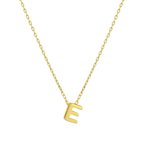 MINI E INITIAL NECKLACE