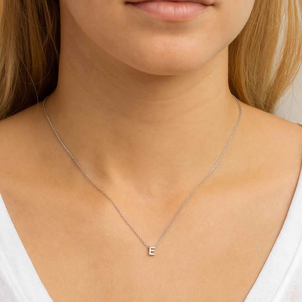  - MINI E INITIAL NECKLACE