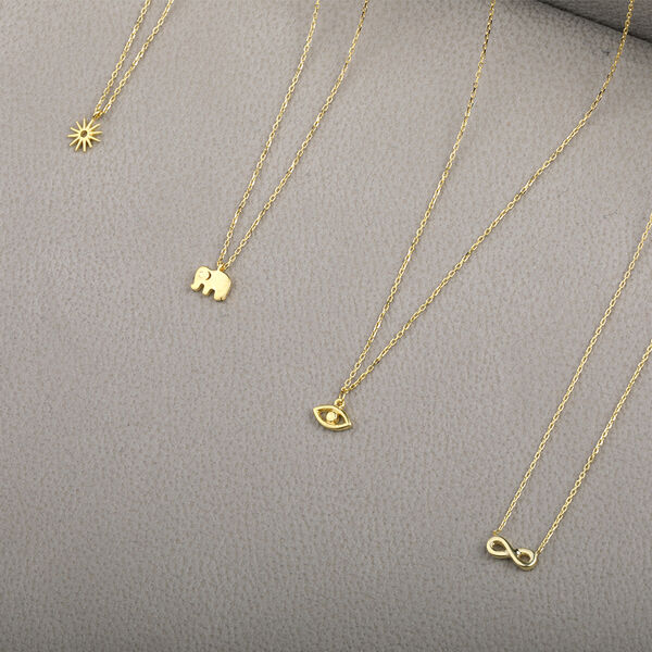 MINI EVIL EYE NECKLACE - Thumbnail (2)