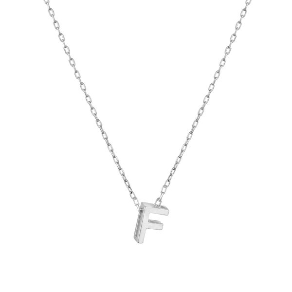 MINI F INITIAL NECKLACE