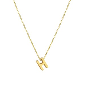  - MINI H INITIAL NECKLACE