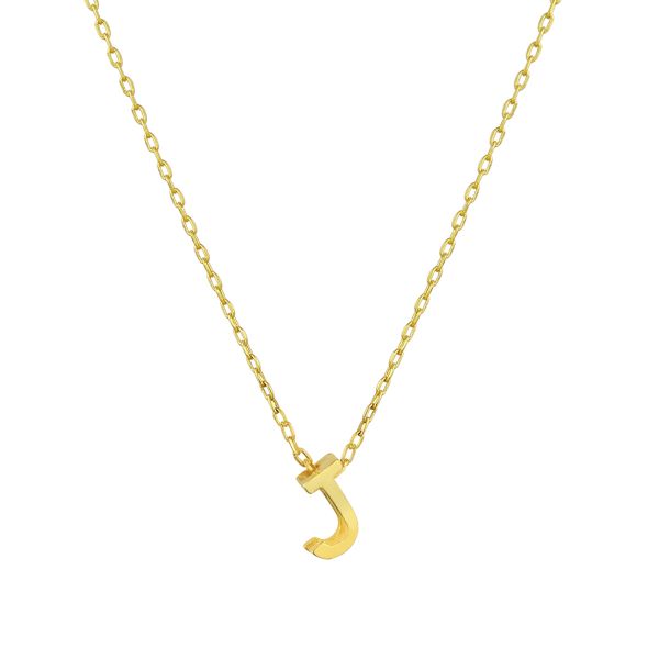  - MINI J INITIAL NECKLACE