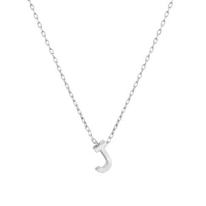  - MINI J INITIAL NECKLACE