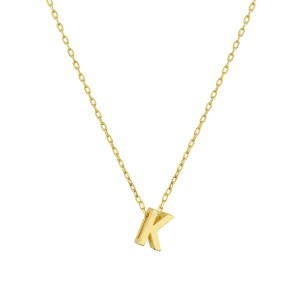  - MINI K INITIAL NECKLACE