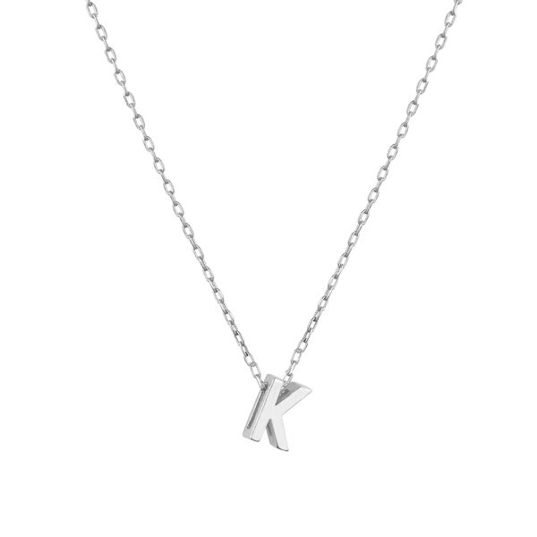 MINI K INITIAL NECKLACE