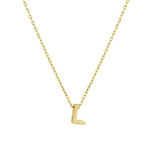  - MINI L INITIAL NECKLACE