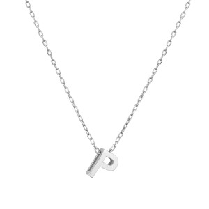  - MINI P INITIAL NECKLACE