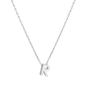  - MINI R INITIAL NECKLACE