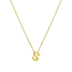  - MINI S INITIAL NECKLACE