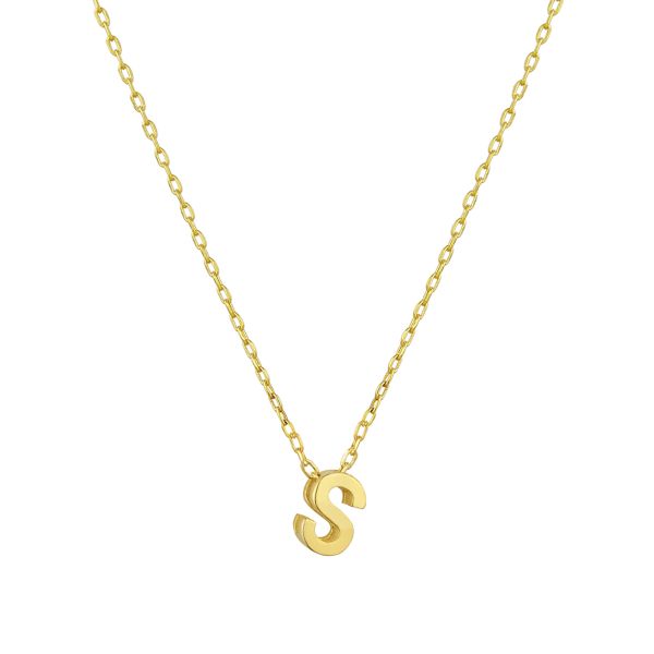  - MINI S INITIAL NECKLACE