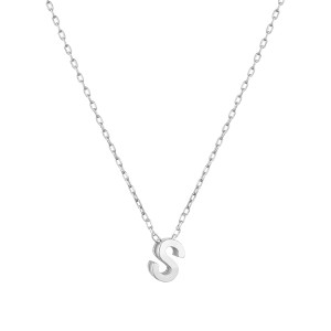  - MINI S INITIAL NECKLACE