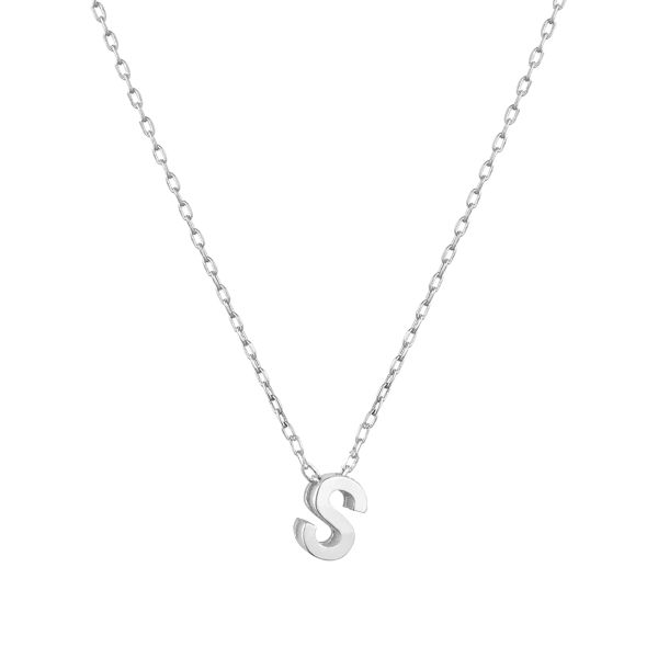 MINI S INITIAL NECKLACE