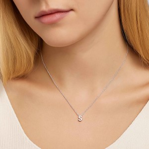  - MINI S INITIAL NECKLACE