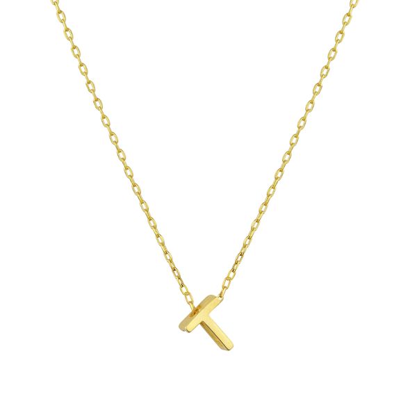  - MINI T INITIAL NECKLACE