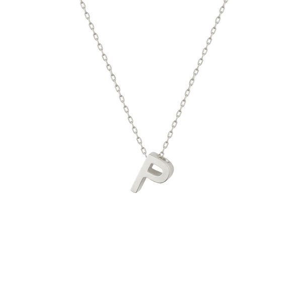 P INITIAL NECKLACE