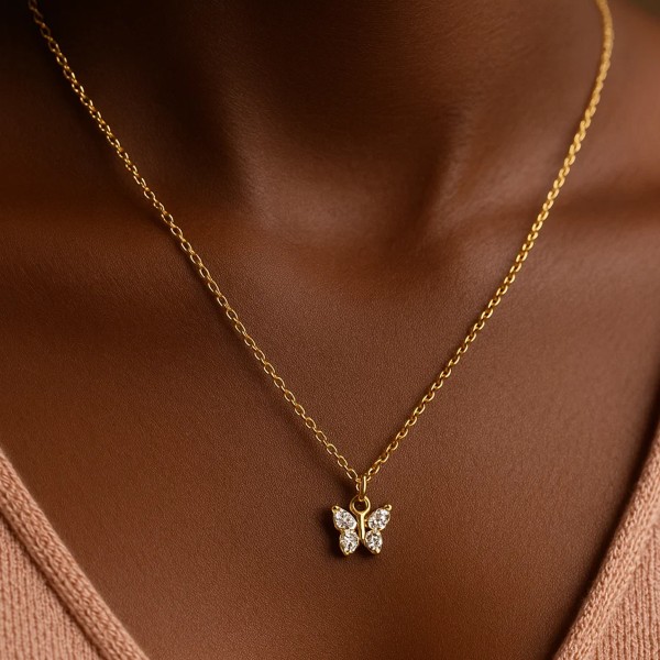  - PAVE BUTTERFLY NECKLACE (1)