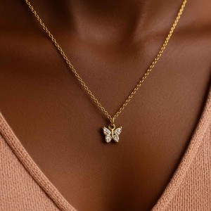  - PAVE BUTTERFLY NECKLACE (1)